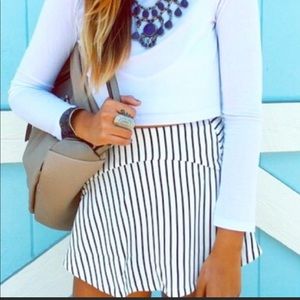 LF striped skort